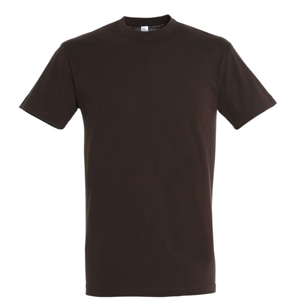 SOLS Mens Regent Short Sleeve T-Shirt / Chocolate